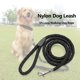 thumbnail image 3 of Correa resistente de nylon para perros medianos - 1.5m de longitud, color negro, con broche giratorio de metal, 3 of 7