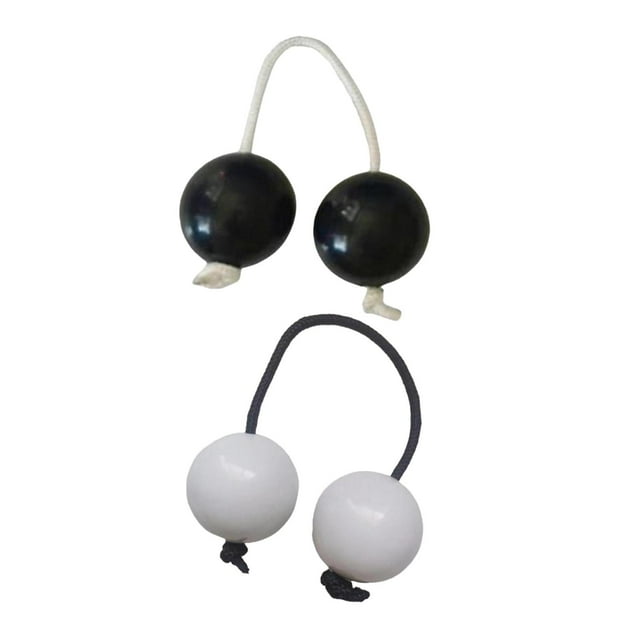 lionlar 2x Hochet Africain Percussion Balle Rythmique Double Gourde pour Débutants