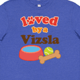 thumbnail image 4 of Inktastic Vizsla Loved By A (Dog Breed) Youth T-Shirt, 4 of 5