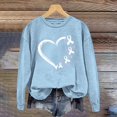 thumbnail image 2 of Bovemsi Womens Sweatshirts Ribbon Shirts For Women Breast Cancer Awareness Graphic Print Inspirational Tops Fall Fashion Outfits 2025 Clothes, 2 of 4