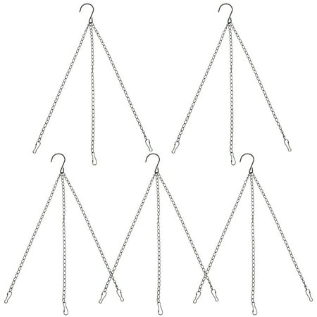 

Zehuanyu 5Pcs Iron Art Flower Pot Holder Chains Chandelier Chains Flower Basket Pendant Chains