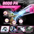 thumbnail image 2 of Kit de detalles para automóviles Fortuning's JDS Pink, 55 piezas con aspiradora 8000 Pa, 2 of 8