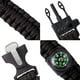 thumbnail image 5 of Reloj de supervivencia para acampar al aire libre, pulsera multifuncional, brújula, cuerda, silbato, pulsera de paracord, kit de herramientas, 5 of 9