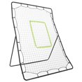 thumbnail image 1 of Soozier 4x5.7ft Baseball Rebounder Net - Black Steel Frame, Pitching & Fielding Trainer for Sports Practice, Portable Training Equipment for Yard & Field, 1 of 7