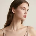 thumbnail image 3 of 925 Sterling Silver Cross Dangle Earrings for Women Teens Cross Drop Earrings Dangle, 3 of 10