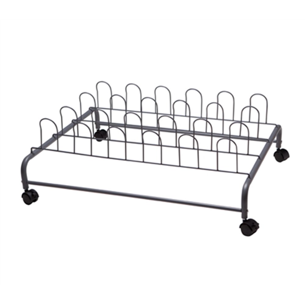 Suprima Underbed Shoe Holder with Wheels Gray