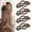 Coffee, variant on 4 Pack Vintage French Barrette Hair Clips, 2025 New Hair Accessories for Women, Strong Hold No Slip Styling (Beige)