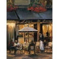 thumbnail image 2 of Hageman, Marilyn 26x32 Gold Ornate Wood Framed with Double Matting Museum Art Print Titled - La Brasserie II, 2 of 4