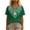 Army Green, variant on AVTOIFY Summer Womens Blouses Dressy Casual, Women's Fashion Casual Comfortable Printed Short Sleeved V-Neck T-Shirt Blouse Orange S