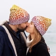 thumbnail image 5 of Hirioo Leopard Skins And Heads for Men's Knit Cuffed Beanie for Outdoor Activities Unisex, 5 of 6