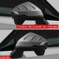 thumbnail image 4 of Carbon Fiber Pattern Rear View Mirror Cover for -V Vezel 2021 2022 Side Wing Mirror Caps, 4 of 5