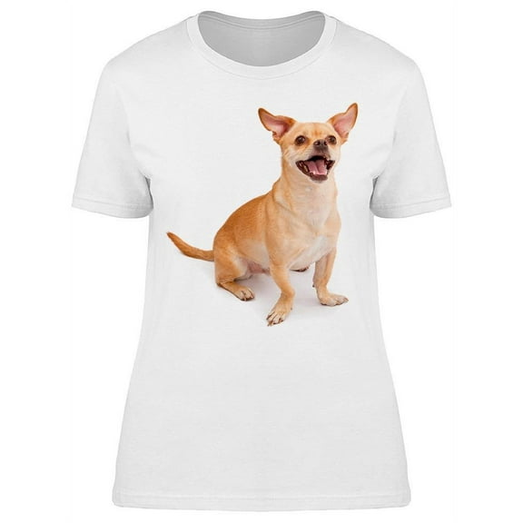 Chihuahua-Pug Breed, Very Cute T-Shirt Women -Image by Shutterstock, Female x-Large