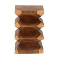 thumbnail image 4 of bali & pari Malati Rustic End Table, Natural Brown, 4 of 7
