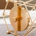thumbnail image 4 of Flower Vase with Metal Stand Modern Geometry Desktop Vase for TV Cabinet Dining Table - Small, 4 of 6