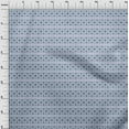 thumbnail image 4 of oneOone Cotton Poplin Navy Blue Fabric Triangle Geometric Craft Projects Decor Fabric Printed By The Yard 42 Inch Wide, 4 of 5