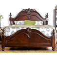 thumbnail image 6 of Furniture of America Ruben Traditional Wood King Poster Bed in Cherry, 6 of 13