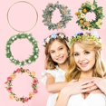 thumbnail image 4 of shiyou-10PCS Dream Catcher Rings, Wreath Macrame Rings Gold Metal Floral Hoops 4"" for Making Wedding Wreath Decor Wall Hanging Crafts, HBO0330, 4 of 4