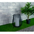 thumbnail image 4 of WYZworks Solar Powered Pillar Candles, Set of 2 D 4" x H 8", LED Rechargeable Waterproof IP65 Flickering Flameless Outdoor Valentine Resin Candles with Dusk to Dawn Timer, Light Sensor, 4 of 15
