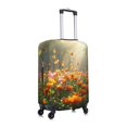 thumbnail image 6 of Cauagu Butterflies In Flower Field Print Travel Luggage Cover,Travel Dust-proof Suitcase Cover Softside Suitcase Protector for 18-32inch,Not Included Suitcase, 6 of 8