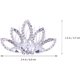 thumbnail image 2 of Peine Mini Princesa Tiara SSuperp con diamantes de imitación para cabello de boda blanco, 2 of 5
