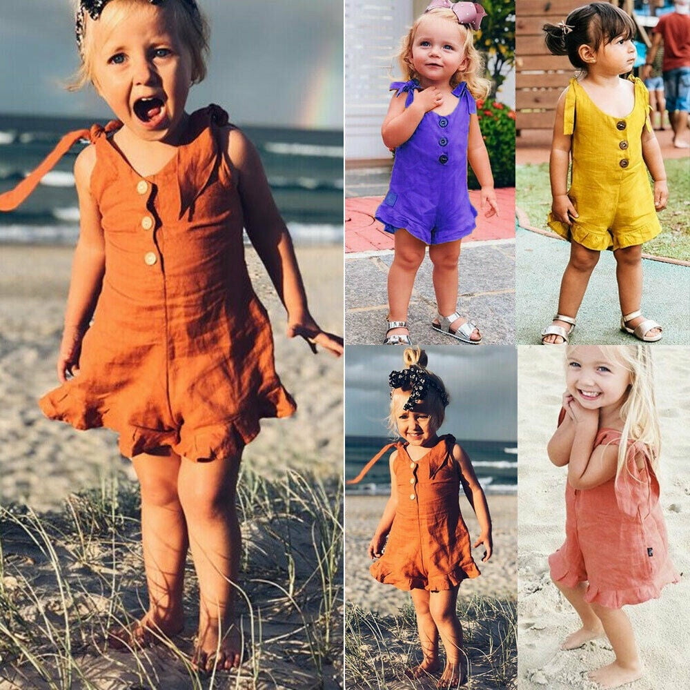 Baby girl summer romper hotsell