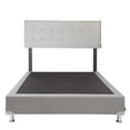 thumbnail image 2 of Box Base Cama Individual + Cabecera Bilbao Gris Dicasa  Quantum, 2 of 8