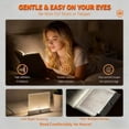 thumbnail image 2 of QenASHaing Book Light,Rechargeable Clear LED Flat, Book Lights for Reading in Bed at Night-with 3 Colors & Timer Dimmable Panel Plate Book Lamp Full Page Light, 2 of 7