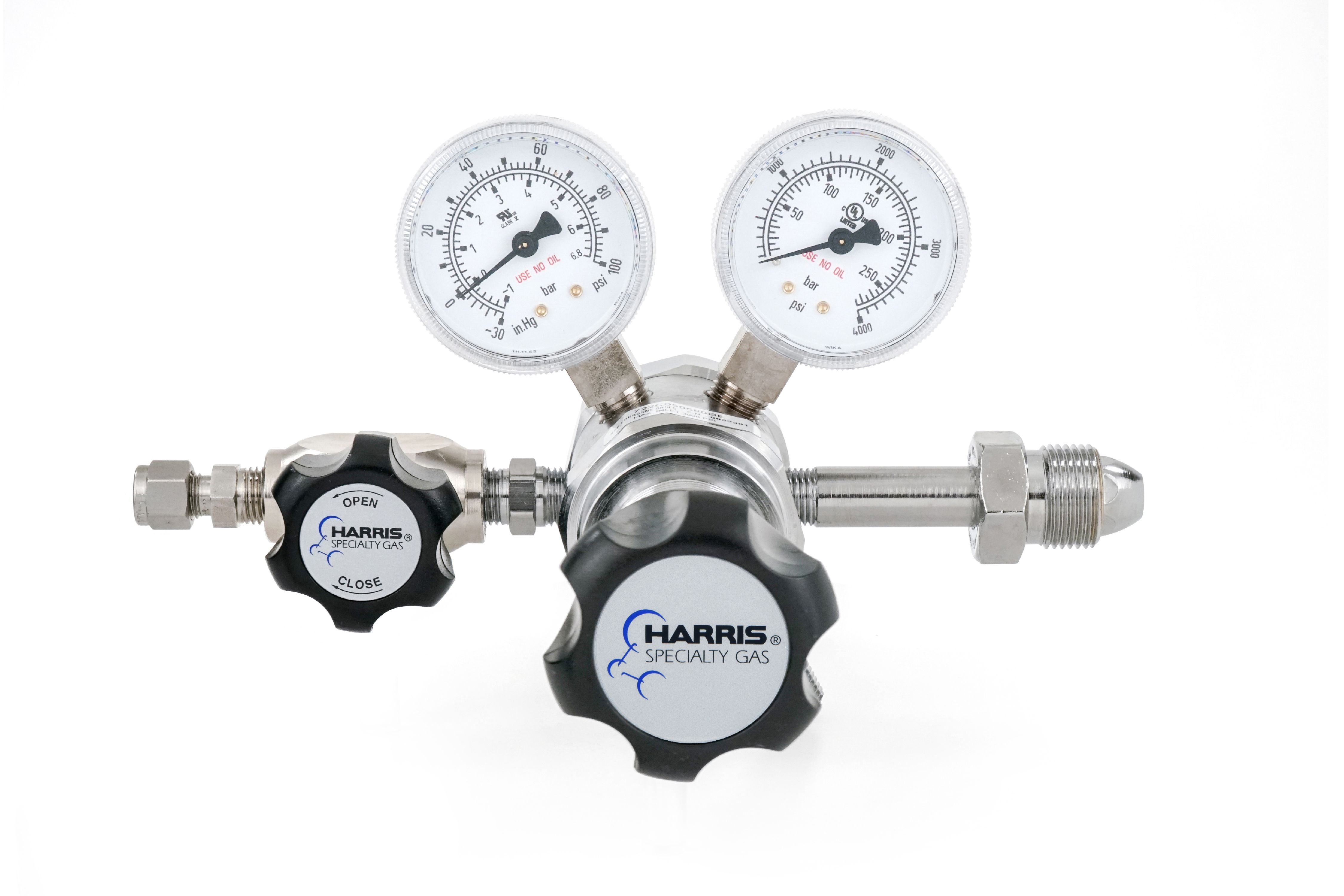 Nitrogen, Helium, Argon specialty gas lab regulator, CGA 580, 2stage