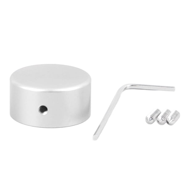 Sombrero de perilla de Pedal de efecto de guitarra Topper de pedal de guitarra moderno fácil de instalar aluminio multifuncional con llave para reemplazo ANGGREK Otros