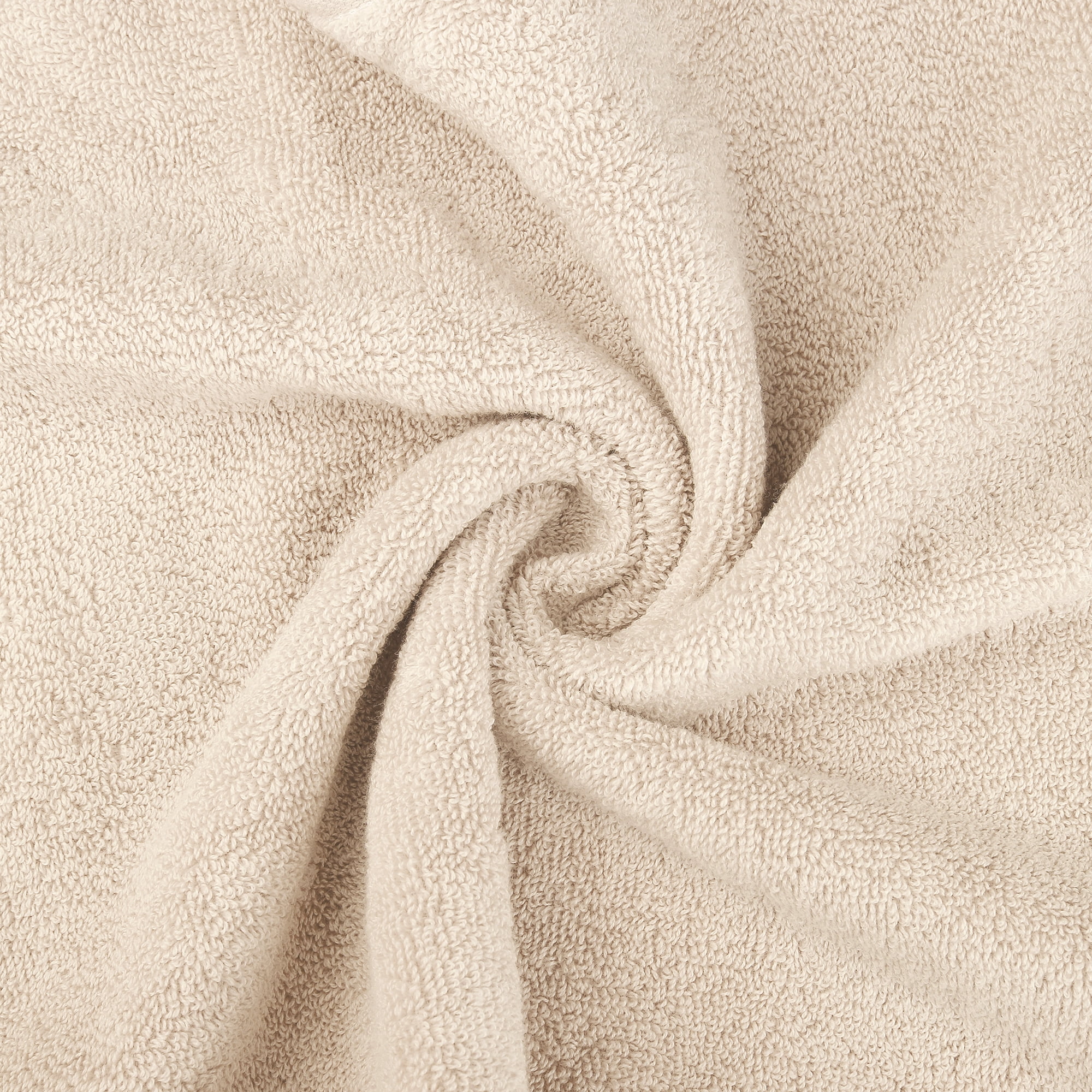 Unique Bargains Embroidery Pattern Hand Towels Set Cotton Comfortable Hand Towels Light Brown 4
