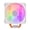 White, variant on Heavy Duty Computer Case Fan 4 Heat Pipe Fan CPU Fan Cooling Fan Cooling Radiator Fan Heat Dissipation For Gaming