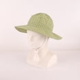 thumbnail image 3 of CHUMUD Baby Sun Hat, Toddler Gingham Print Bucket Hat with Chin Strap, Cotton Blend Breathable UPF Protection Hat for Boys Girls 6 Months-4 Years Old, 3 of 8