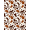 Brown White Beige, Pattern 3, variant on ODIKA Flannel Cow Print Theme Irregular Motif Covering Fuzzy Artificial Stain Resistant Low Profile for Dorm Room, Small Living Apartment