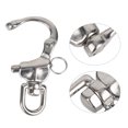 thumbnail image 3 of Climbing Snap Hook, Small And Compact 316 Stainless Steel Mountaineering Shackle, Lightweight Climbing For Outdoor, 3 of 8