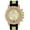 Black/Gold/Gold, variant on 53mm Montres Carlo Men's Modern Sparkling Stones Luxury Wrist Clubbing Watch (Black/Gold/Black)