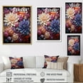 thumbnail image 4 of Designart "Enchanted Floral Visions Of Mums" Mums Floater Framed Canvas Prints, 4 of 5