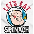 thumbnail image 2 of Popeye Let's Eat Spinach Cool Retro Men's Graphic T Shirt Tees Brisco Brands M, 2 of 4