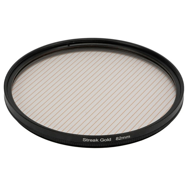 Cinematic Effect Filter, Streak Effect Filter Lens Rotating Frame Antiscratch For Movie Shooting Golden Streak