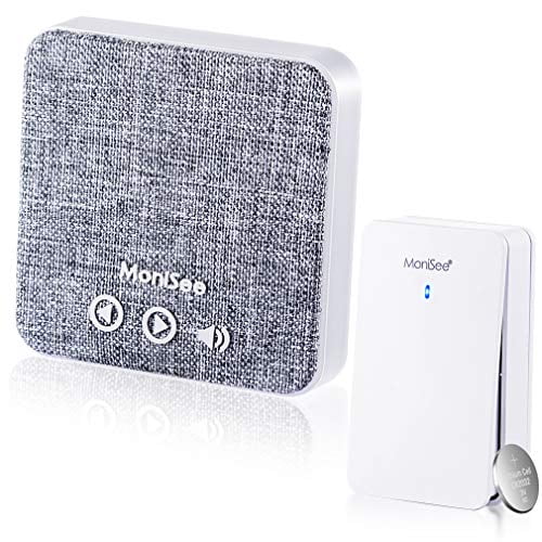 Wireless Doorbell Door Bell With Led Light Plug In Receiver Chimer And Weatherproof Battery Transmitter 4 Volume Level Adjustment Suitable For Livingroom Classroom Garage Basement Front Yard Grey Com Wireless Doorbell Door Bell With Led, Wireless Doorbell For Basement