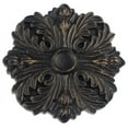 thumbnail image 2 of Urbanest Medallion Curtain Holdback – Elegant Drapery Tieback, Farmhouse Drapery Hardware for Stylish Window Treatments, 1 Piece, Burnt Gold, 2 of 2