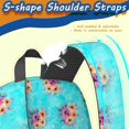 thumbnail image 5 of Pioneer Flower Floral Print Pattern 17" School Backpacks for Teens,Waterproof Oxford Fabric,S-Shape Padded Straps for School,Travel,Hiking,Camping, 5 of 5