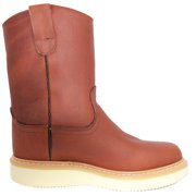 The Western Shops Men's Leather Steel Toe Pull-On 9 Shaft Work Boot