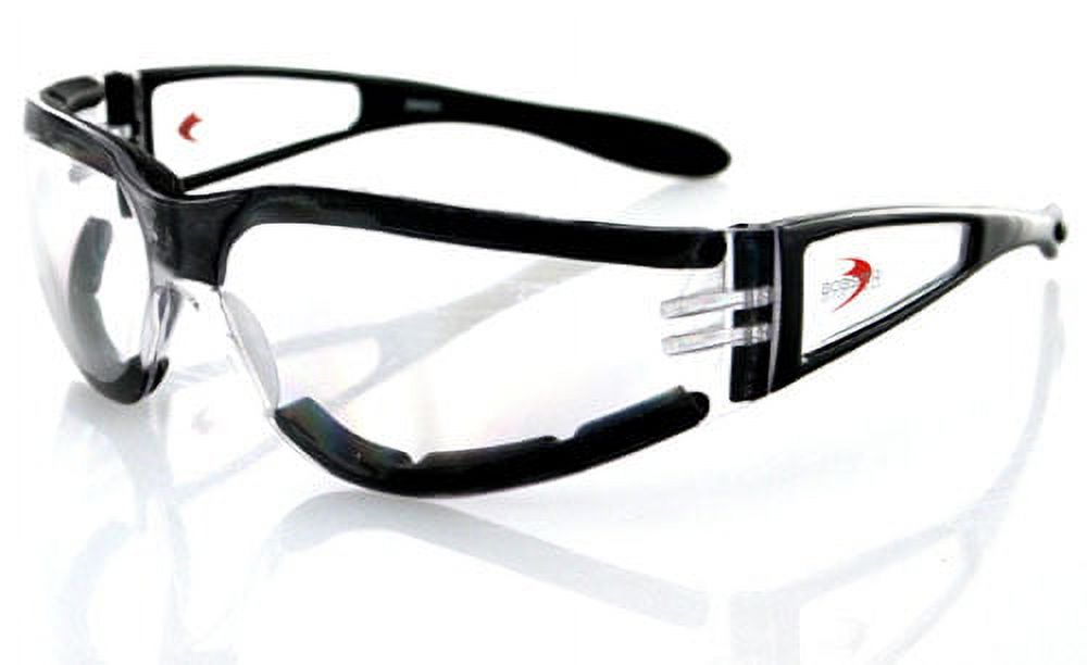 Bobster Shield 2 Sunglasses, Black Frame/Clear Lens - image 3 of 3