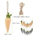 thumbnail image 3 of Homesteed 14*4 Easter Decor Carrot Garland Easter Banner for Mantle Bunny Birthday Decorations Spring Garland for Home Photography Props, 3 of 9