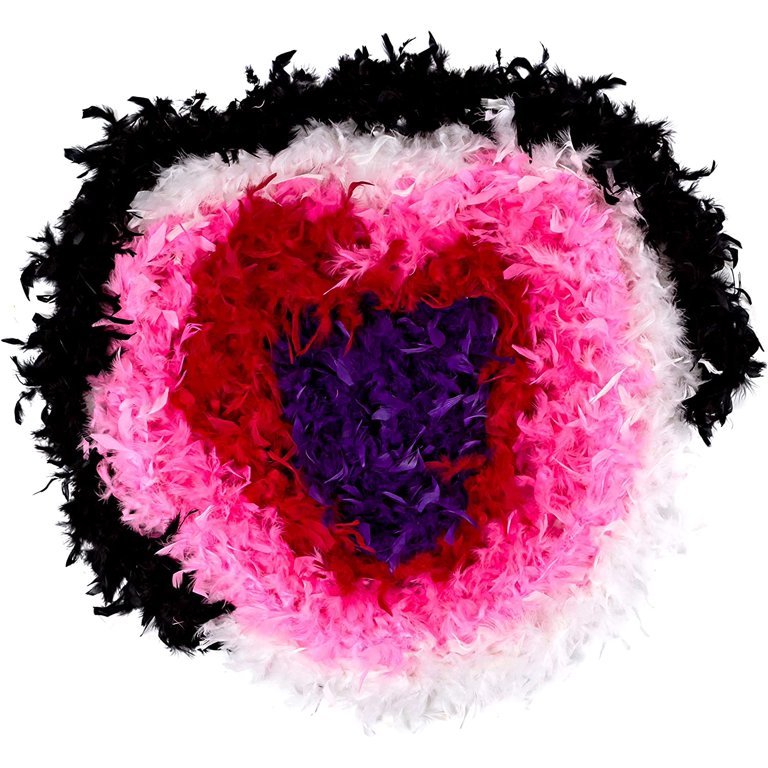 Ultimate Party Supplies Bachelorette Party Feather Boas - 6 Pack of 6 Feet Long Boas with Feathers - Perfect for Costumes, Party Outfits, and Party