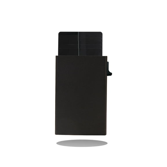 Slim Aluminum Card Holder Wallet for Men, RFID Blocking Minimalist Metal Pop Up Wallet, Holds 7  Cards