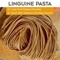 thumbnail image 5 of Morelli Organic Garlic and Basil Linguine Pasta - Gourmet Noodles Handmade in Small Batches, Durum Wheat Semolina, Al Dente, Italian Pasta from Italy - 8.8 oz / 250 g - Pack of 1, 5 of 6