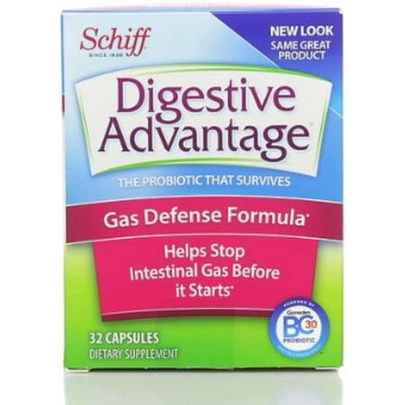 Digestive Advantage Gas Defense Formula Tablets 32 Tablets (Pack of 6)