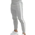 thumbnail image 3 of MAWCLOS Mens Tracksuit Long Sleeve Sweatsuits Zip Up 2 Piece Jogging Set Active Running Stand Collar Sweatshirt And Sweatpants Light Gray White M, 3 of 4