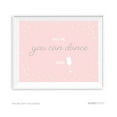 thumbnail image 1 of Trust Me, You Can Dance - Vodka Blush Pink and Gray Pop Fizz Clink Wedding Party Signs, 1 of 1